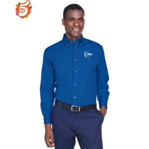 Men's Long-Sleeve Twill Shirt