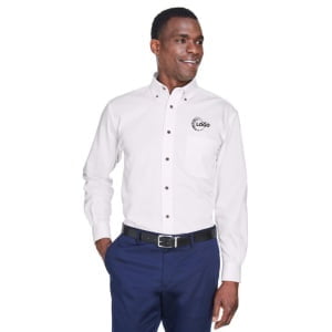 Men's Tall Long-Sleeve Twill Shirt