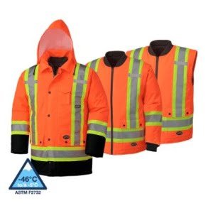 7-IN-1 Safety Parka - Safety Orange