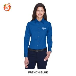 Ladies Long-Sleeve Twill Shirt