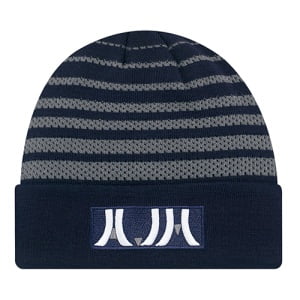 MESH STRIPE CUFF TOQUE