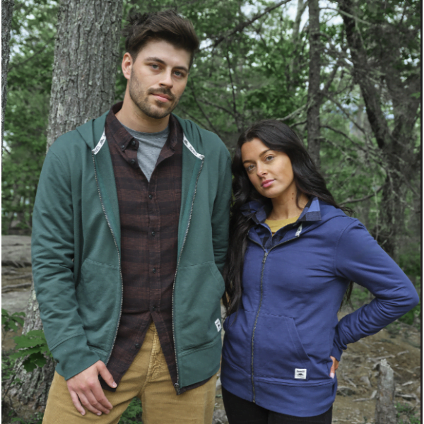 Mens Roots Canmore Eco Full Zip Hoody