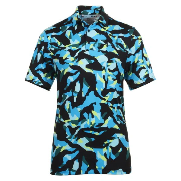 Mens UA Playoff 3 Printed Polo
