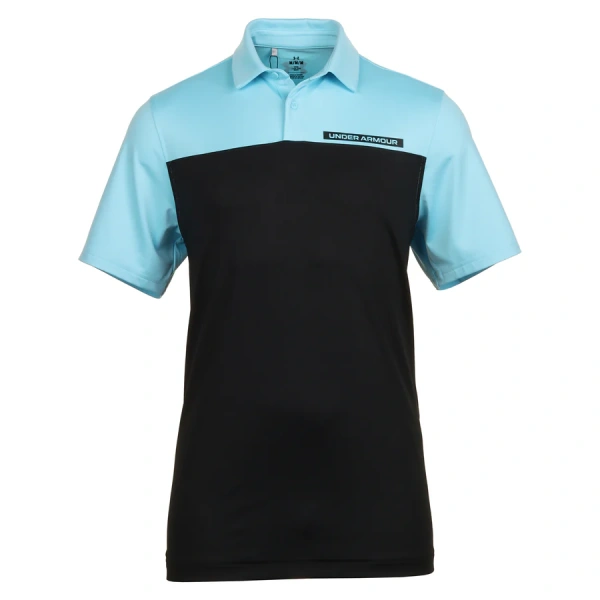 Mens UA Tee to Green Colour Block Polo