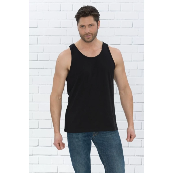 Mens Ring Spun Tank