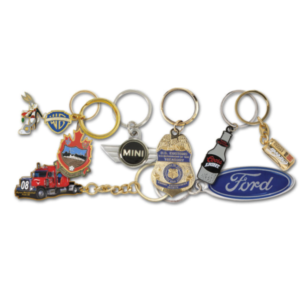 Custom Key Tags Iron Die Struck - Full Colour 1.375"