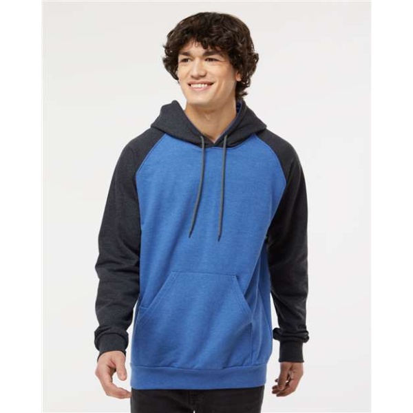 Adult King Fashion Raglan Hooded Sweatshirt