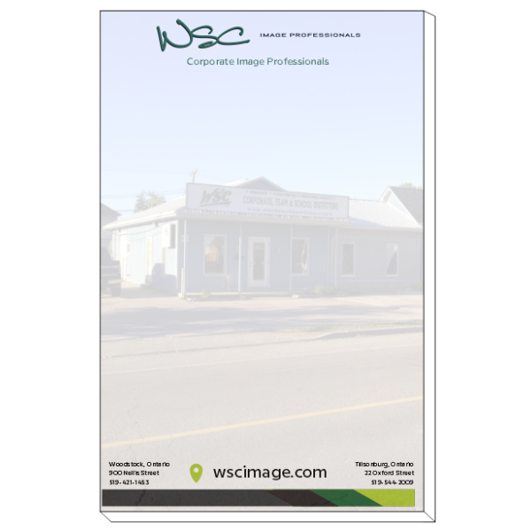 5.5x8.5 Notepads - 50 Sheets