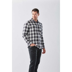 Mens Logan Snap Front Plaid Shirt